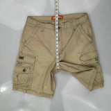 Lee Cargo Shorts - 32W 10L Beige Cotton