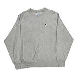 Reverse Weave Champion Sweatshirt - Large Gray Cotton