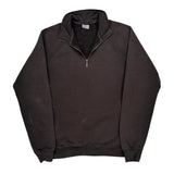 Carhartt 1/4 Zip - Medium Black Cotton Blend