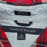 Tommy Hilfiger Checked Short Sleeve Shirt - XL Red Cotton