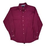 Tommy Hilfiger Checked Shirt - Medium Red Cotton