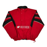 Wisconsin Starter Spellout Puffer - Large Red Polyester