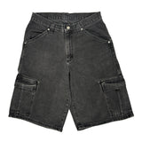 Lee Cargo Shorts - 30W 11L Grey Cotton