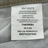 Wrangler Cargo Pants - 36W 30L Khaki Cotton