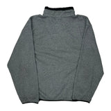 Nautica 1/4 Zip - Large Grey Polyester