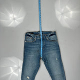 True Religion Skinny Jeans - 26W US 2 Blue Denim