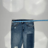 501 Levis Jeans - 32W 26L Dark Wash Cotton