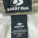 Mossy Oak Camo Cargo Trousers - Mediumw 30L Khaki Cotton Blend