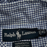 Ralph Lauren Checked Shirt - Medium Blue Cotton