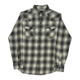 Polo By Ralph Lauren Checked Flannel Shirt - Medium Grey Cotton