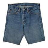 Levis Denim Shorts - 31W 10L Blue Denim