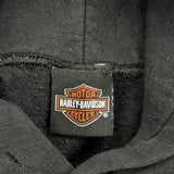Harley Davidson Graphic Hoodie - 2XL Black Cotton