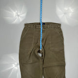 Polo By Ralph Lauren Army Cargo Trousers - 34W 30L Green Cotton