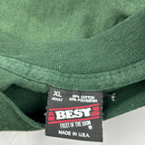 Graduation Fruit Of The Loom Single Stitch T-Shirt - XL Green Cotton Blend