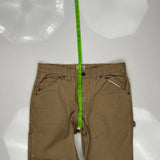 Schmidt Carpenter Trousers - 37W 30L Brown Cotton