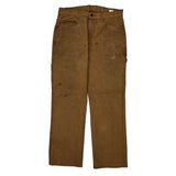 Dickies Carpenter Pants - 31W 32L Brown Cotton