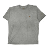 Carhartt Tall T-Shirt - XL Grey Cotton