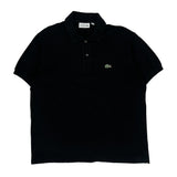 Lacoste Polo Shirt - Large Black Cotton