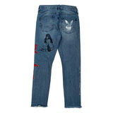 Playboy Slim Pacsun Hip Hop Jeans - 28W 30L Blue Denim