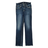 Buckle Black Boot Cut Jeans - 32W 36L Dark Wash Denim