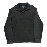 Polo By Ralph Lauren 1/4 Zip - XL Gray Cotton