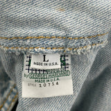 Guess Baggy Dungarees - Large Light Wash Denim