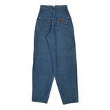 Gitano Checked Jeans - 22W UK 4 Blue Cotton