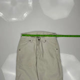 Lee Carpenter Trousers - 30W 31L Cream Cotton