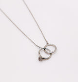 Eternal Embrace White Gold Necklace - Timeless Luxury