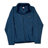 Patagonia Fleece Jacket - Small Blue Polyester