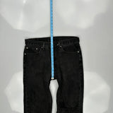 Levis 505 Jeans - 34W 30L Black Denim