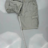 Wrangler Cargo Shorts - 32W 10L Grey Cotton