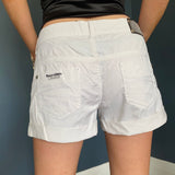 Savvy Girl Shorts - 32W UK 10 White Nylon Blend