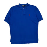 Polo By Ralph Lauren Polo Shirt - Large Blue Cotton
