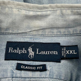 Ralph Lauren Denim Shirt - 2XL Light Wash Cotton