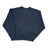 Blank Russell Athletic Sweatshirt - Large Grey Cotton Blend