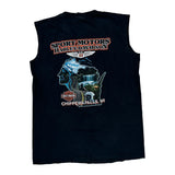 Chippewa Falls, Wi Harley Davidson Graphic Tank Top - Large Black Cotton