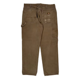 Dickies Carpenter Pants - 36W 32L Brown Cotton