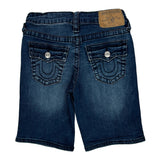 Age 6 True Religion Denim Shorts - Small Dark Wash Denim