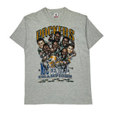 Green Bay Packers Fruit Of The Loom Single Stitch T-Shirt - Large Grey Cotton