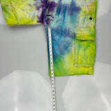 True Religion Tie-Dye Cargo Shorts - 36W 14L Multicoloured Cotton