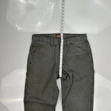 Schmidt Carpenter Pants - 34W 32L Gray Cotton