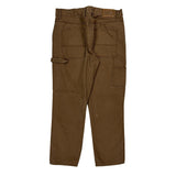 Schmidt Carpenter Trousers - 34W 30L Brown Cotton