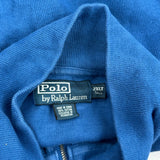 Polo By Ralph Lauren 1/4 Zip - 2XL Blue Cotton