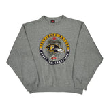 Baltimore Ravens Nike Football Sweatshirt - Large Gray Cotton