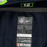 Seahawks Nike #3 Wilson Football Jersey - Large Navy Polyester