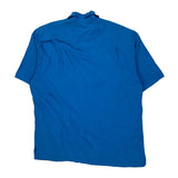 Tommy Bahama Hawaiian Shirt - Large Blue Silk