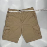 Southpole Baggy Cargo Shorts - 38W 10L Beige Cotton