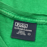 Polo By Ralph Lauren Long Sleeve T-Shirt - Large Green Cotton