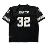Running Back Starter Football Football Jersey - Large Black Polyester